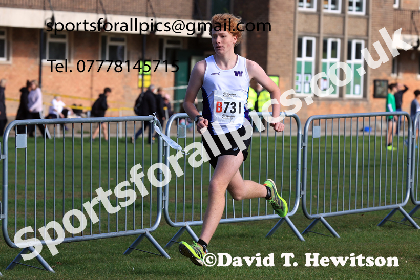 Mens Under-18s 2026 Northern Cross Country Relays, Graves Park, Sheffield. Photo: David T. Hewitson/Sports for All Pics
